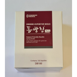 0,30x40 mm-s  egyesével tűvezetős koreai steril egyszer használatos akupunktúrás tű